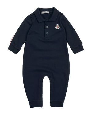 
  
    Moncler
  
    Enfant
  
 Baby Boys Navy Polo Onesie