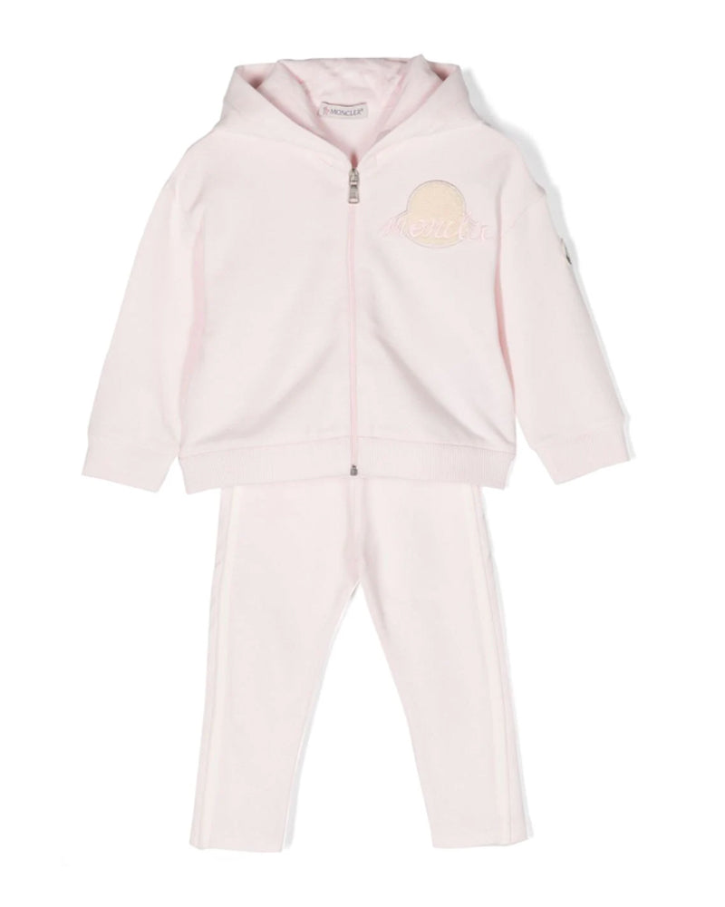 Baby Girls Pink Tracksuit