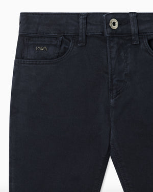
  
    Emporio
  
    Armani
  
 Boys Navy Cotton Twill Pants