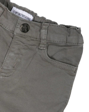 
  
    Emporio
  
    Armani
  
 Baby Boys Grey 5 Pocket Pant