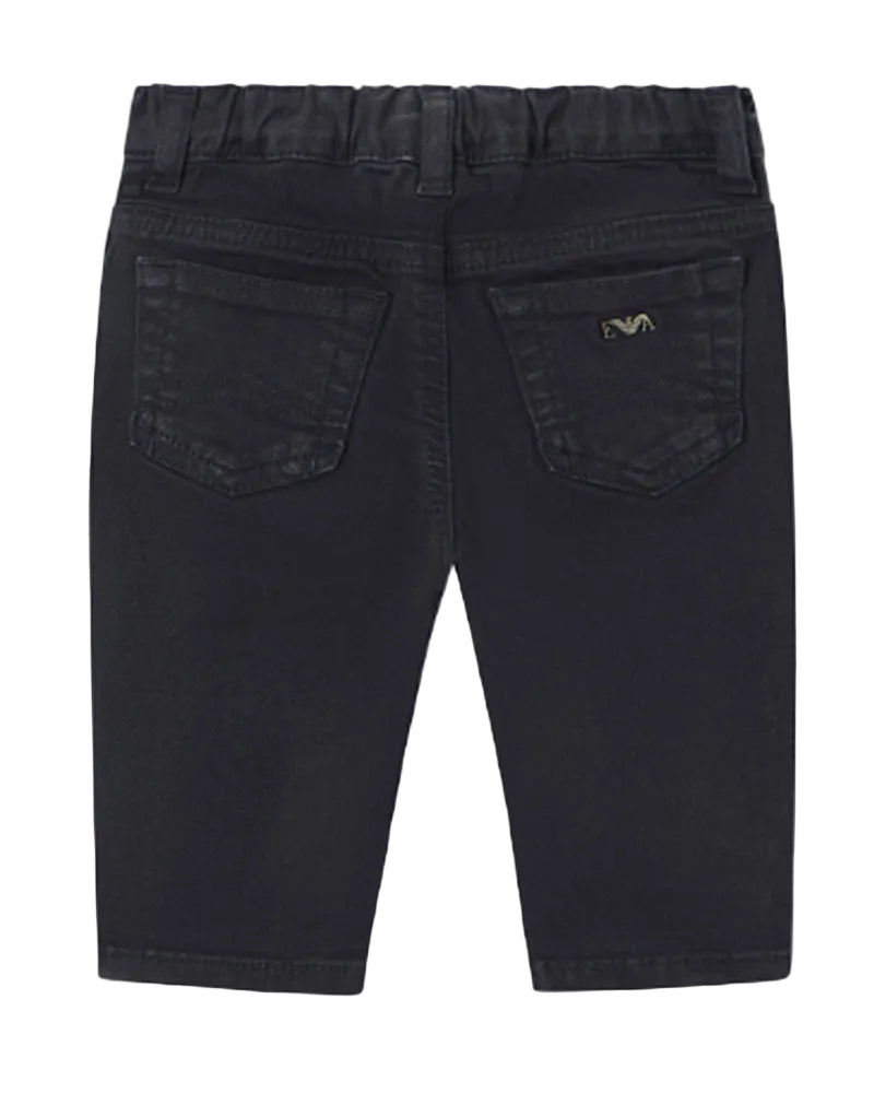 
  
    Emporio
  
    Armani
  
 Baby Boys Navy Cotton Twill Pants