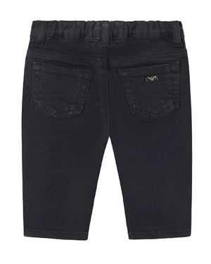 
  
    Emporio
  
    Armani
  
 Baby Boys Navy Cotton Twill Pants