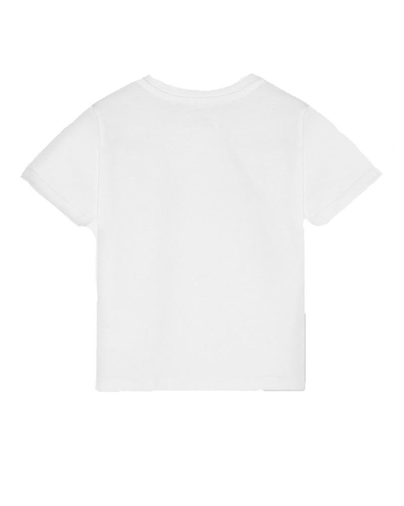Baby Boys White Planet Logo T-Shirt