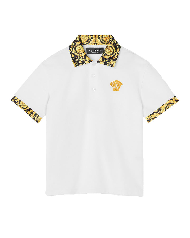 Boys gold polo sale