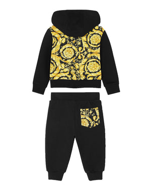 
  
    Versace
  
 Baby Black/Gold Barocco Tracksuit