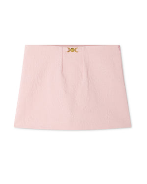 
  
    Versace
  
 Girls Pink Barocco Jaquard Skirt