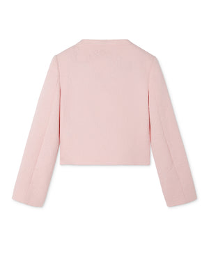 
  
    Versace
  
 Girls Pink Borocco Jacquard Blazer