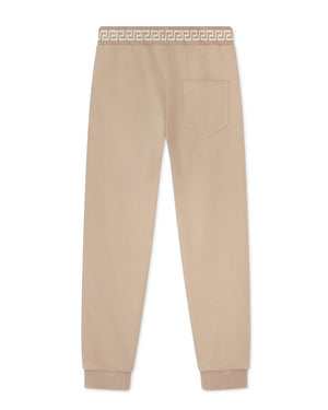 
  
    Versace
  
 Boys Beige Greca Track Pants