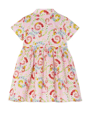 
  
    Versace
  
 Baby Girls Pink Floral Swirl Borocco Dress