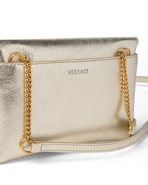 
  
    Versace
  
 Girls Gold Crossbody Purse