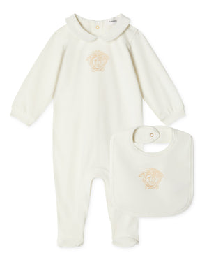 
  
    Versace
  
 Baby Ivory Cotton Medusa Gift Set
