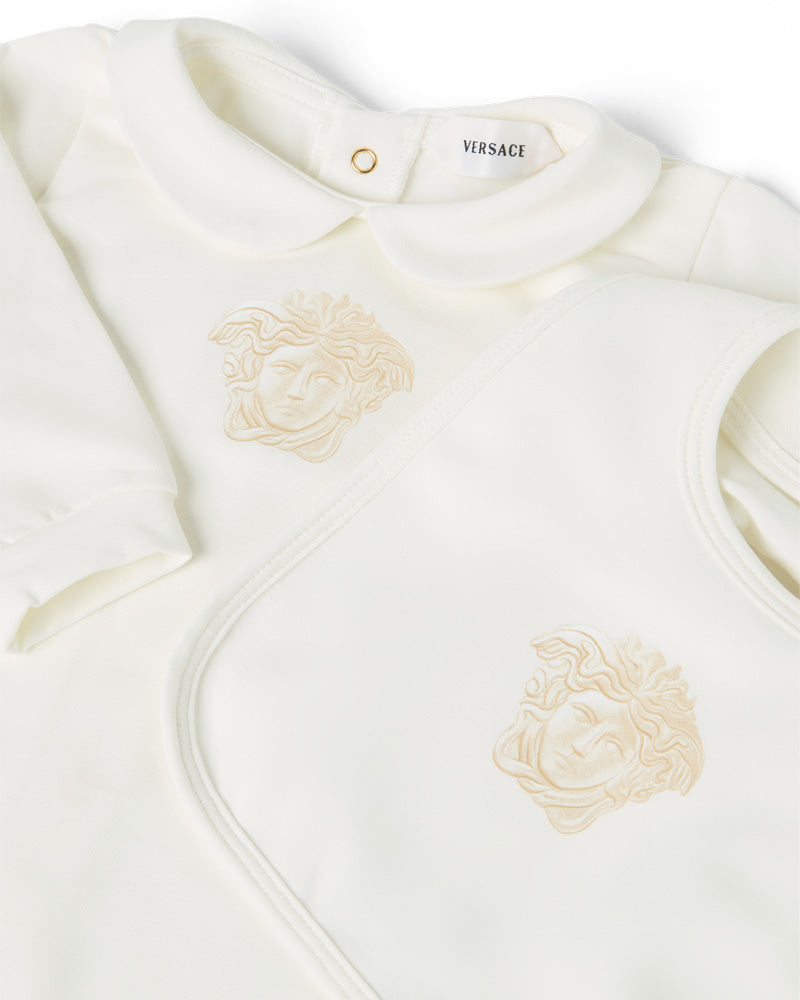 
  
    Versace
  
 Baby Ivory Cotton Medusa Gift Set