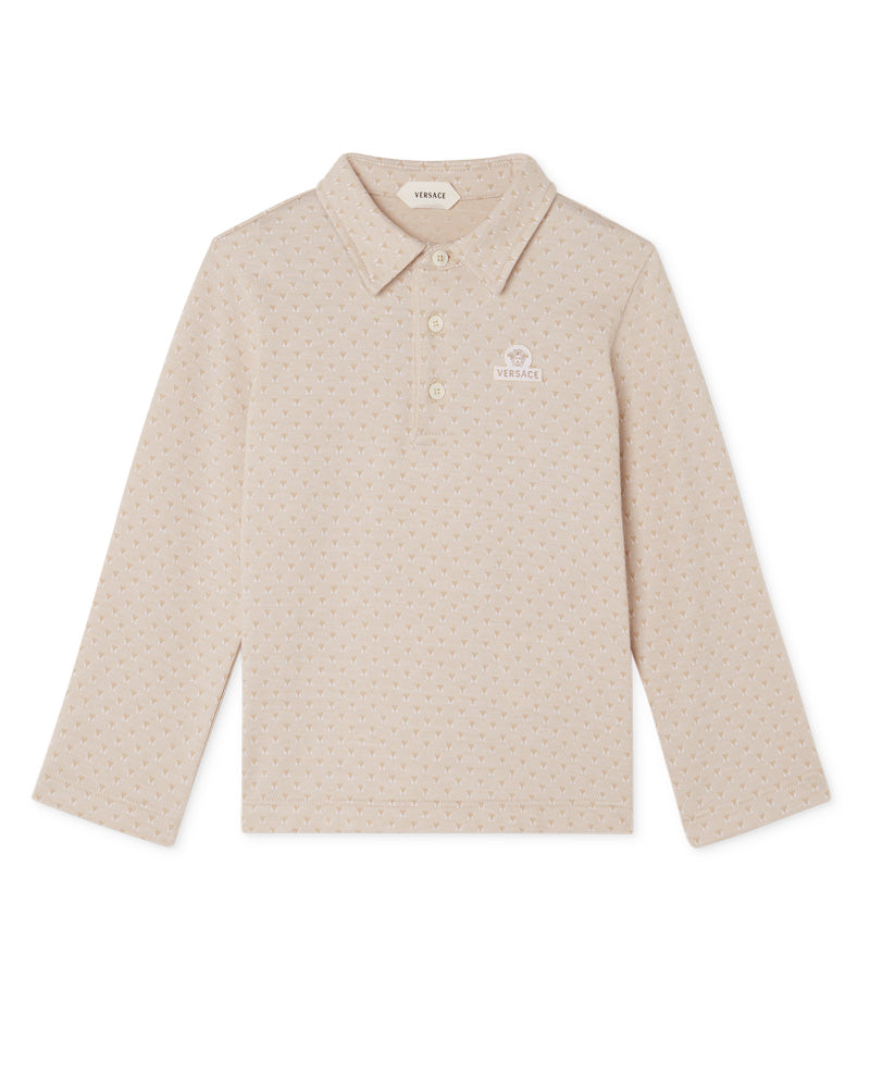 
  
    Versace
  
 Baby Boys Beige Medusa Patch Polo