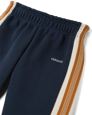 
  
    Versace
  
 Baby Navy Embroidered Logo Track Pants