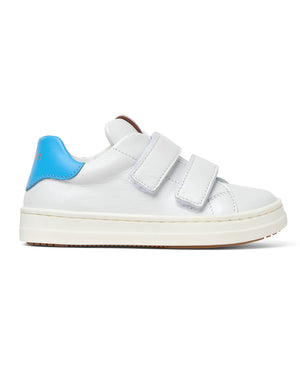 
  
    Versace
  
 White Toddler Leather Sneakers
