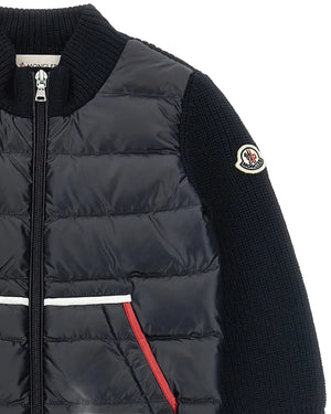
  
    Moncler
  
    Enfant
  
 Baby Boys Navy Down Cardigan