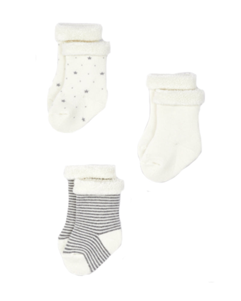 Baby Ivory 3 Pack Sock Set