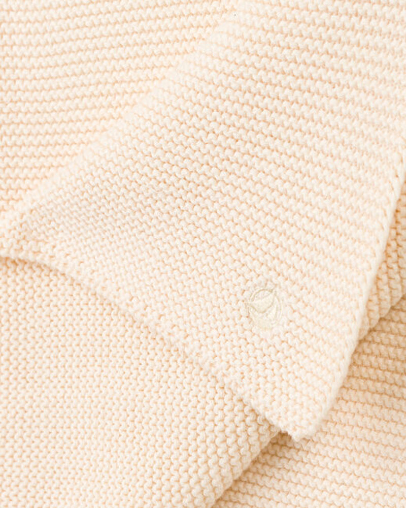 Baby Ivory Cotton Knit Blanket