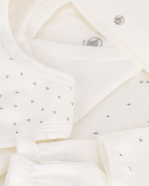 
  
    Petit
  
    Bateau
  
 Baby Ivory Diaper Bag Gift Set