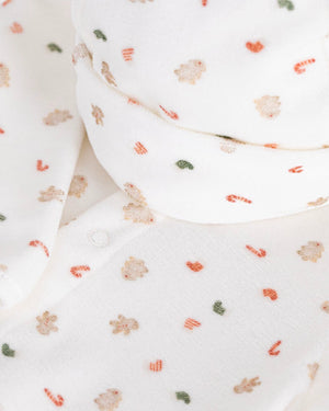 
  
    Petit
  
    Bateau
  
 Baby Ivory Holiday Velour Gift Set
