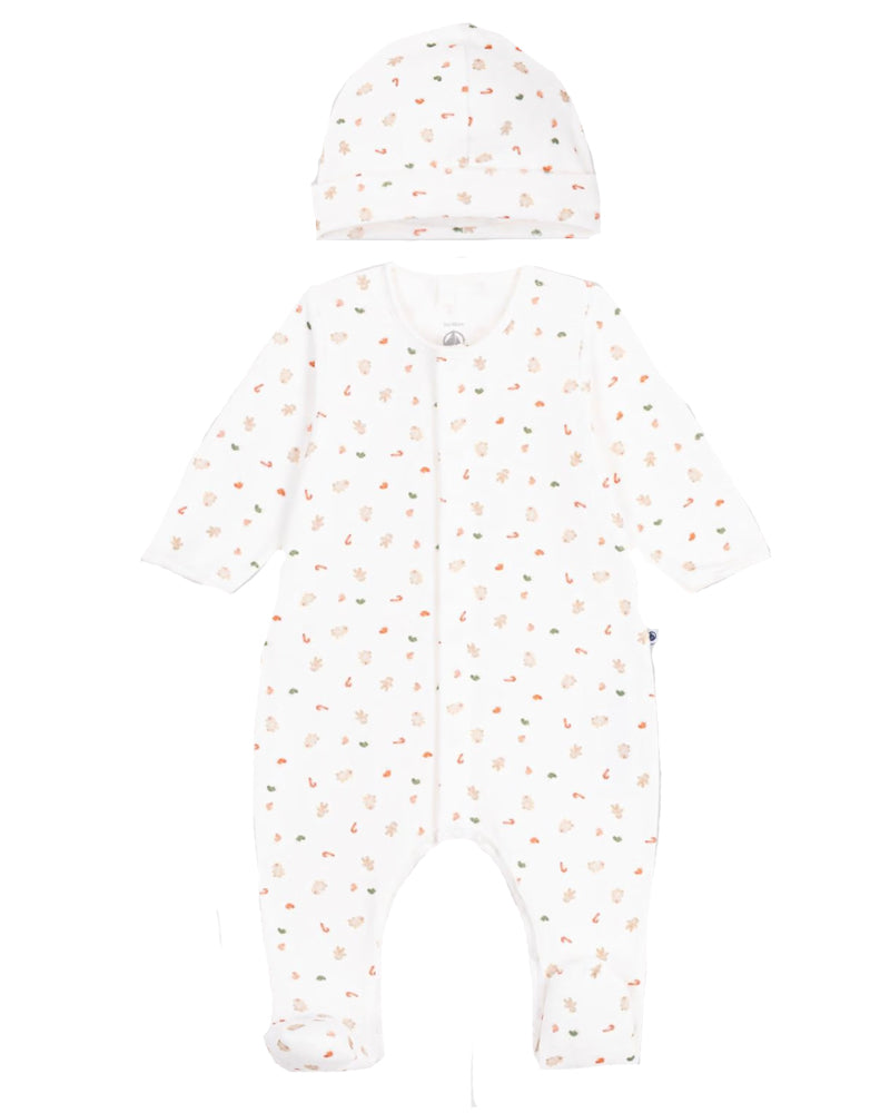 
  
    Petit
  
    Bateau
  
 Baby Ivory Holiday Velour Gift Set