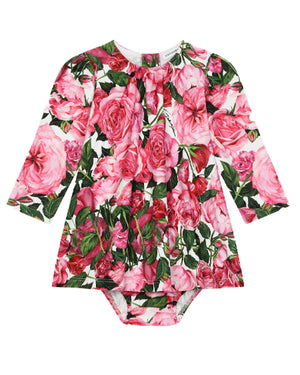 
  
    Dolce
  
    &
  
    Gabbana
  
 Baby Girls Rose Print Floral Dress