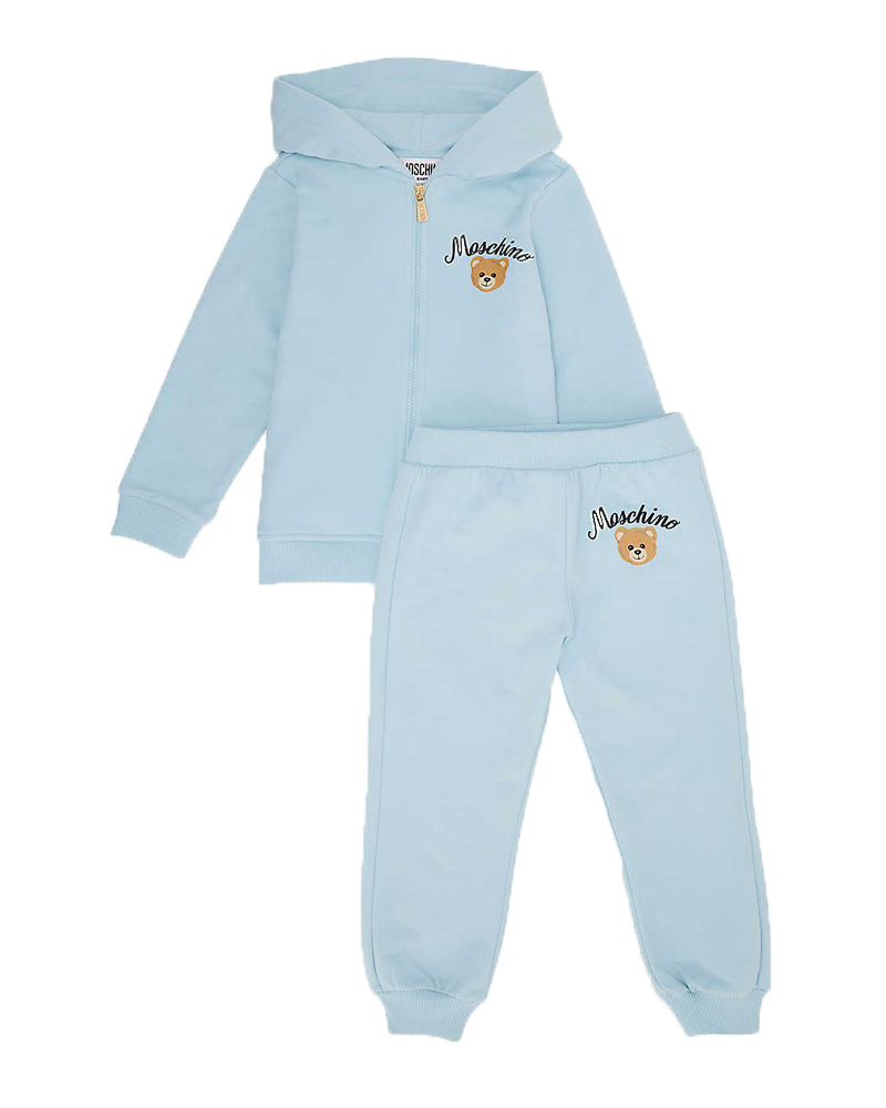 Baby Boys Blue Hooded Tracksuit