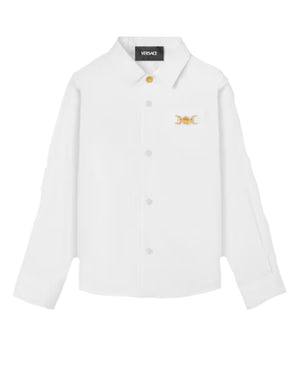 
  
    Versace
  
 Baby Boys White Cotton Shirt