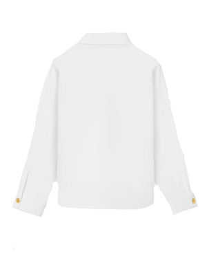 
  
    Versace
  
 Baby Boys White Cotton Shirt