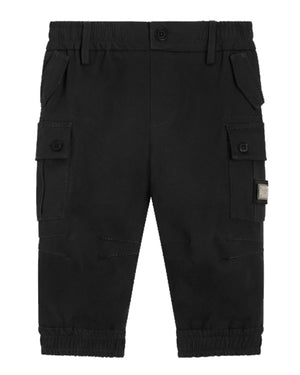 
  
    Dolce
  
    &
  
    Gabbana
  
 Baby Boys Black Cargo Pants