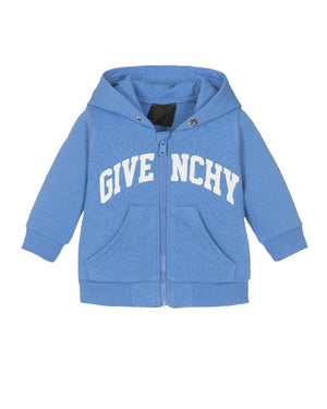 
  
    Givenchy
  
 Baby Boys Blue Hooded Varsity Sweater