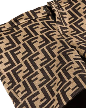 
  
    Fendi
  
 Baby Boys Brown  FF Shorts