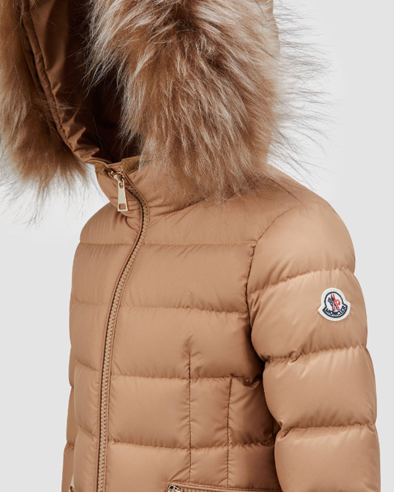 Girls Beige Boedette Down Jacket