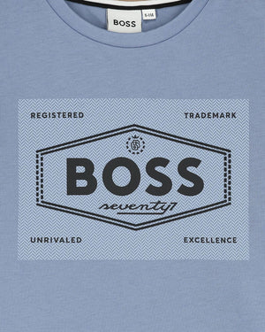 
  
    Boss
  
 Boys Blue Logo Top