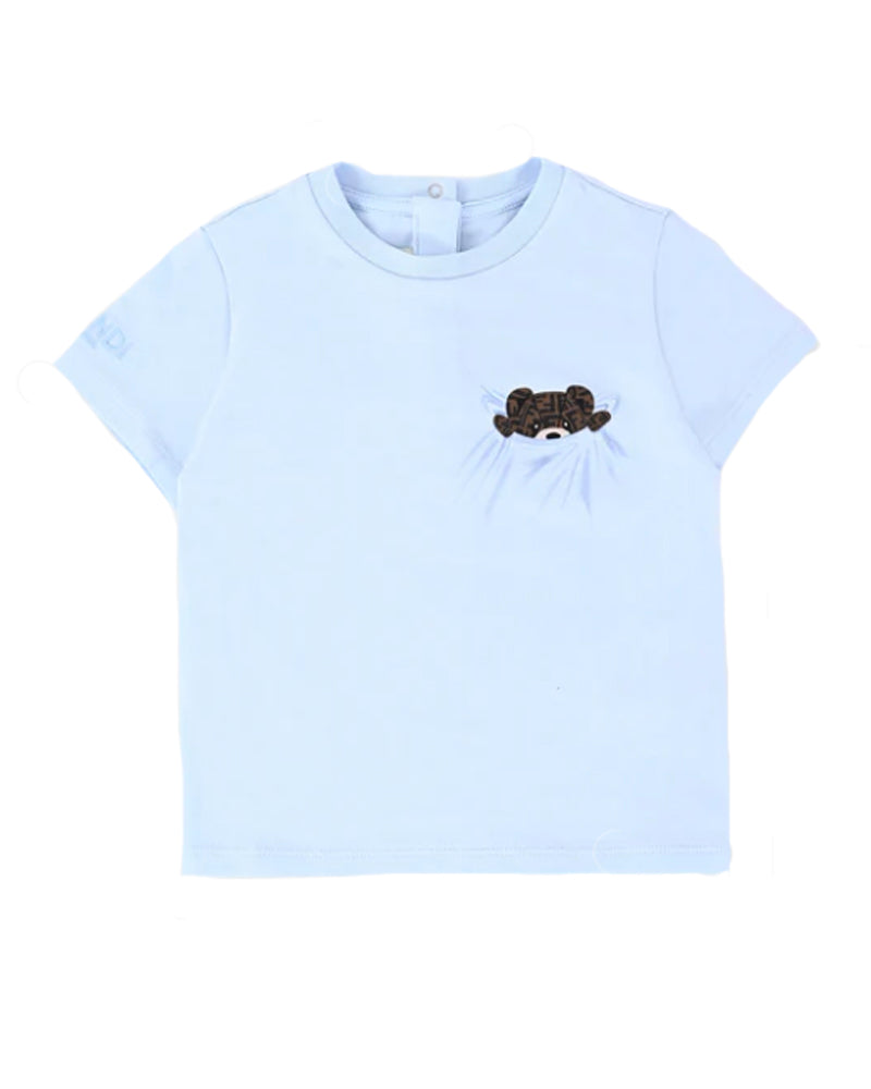 Baby Boys Blue Bear T-Shirt