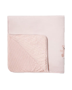 
  
    Fendi
  
 Baby Girls Pink Bear FF Blanket