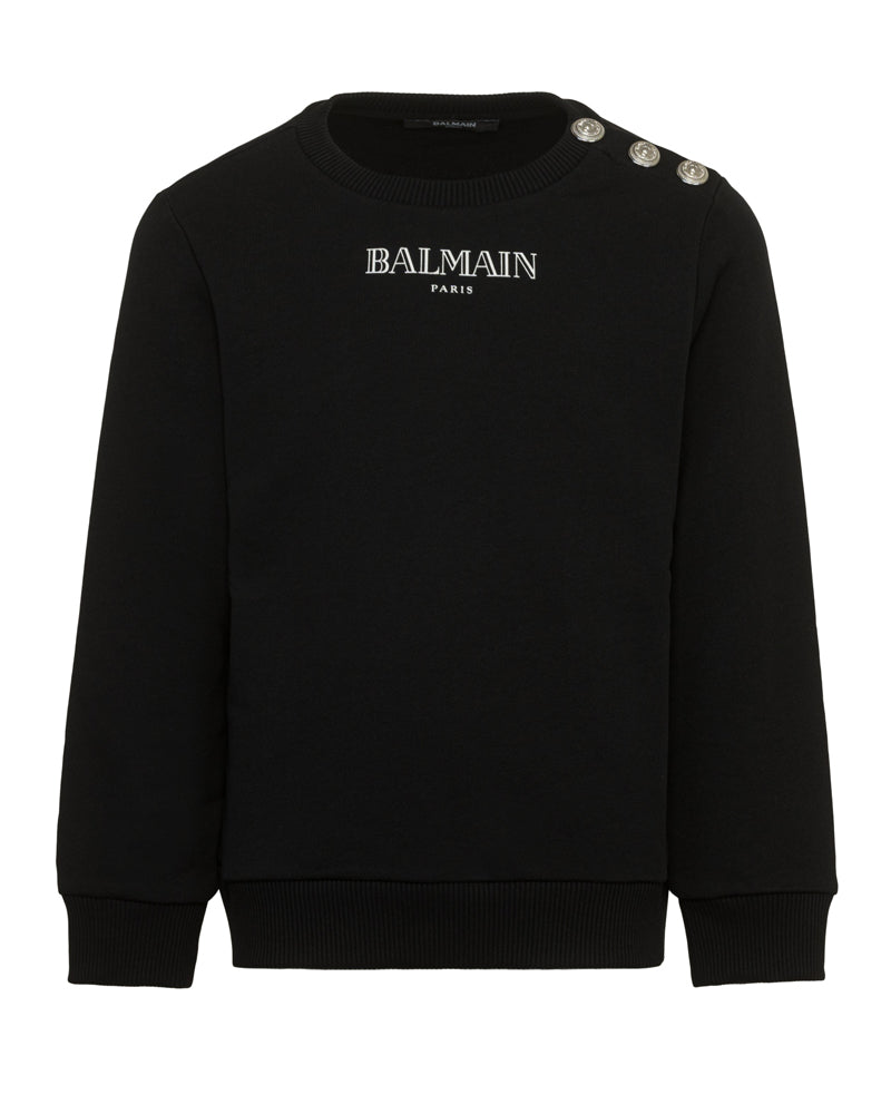 Black Logo Sweater