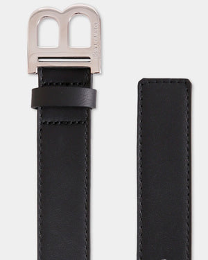 
  
    Balmain
  
 Black B Logo Belt