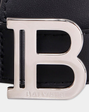 
  
    Balmain
  
 Black B Logo Belt