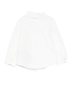 
  
    Balmain
  
 Baby Boys White Monogram Shirt