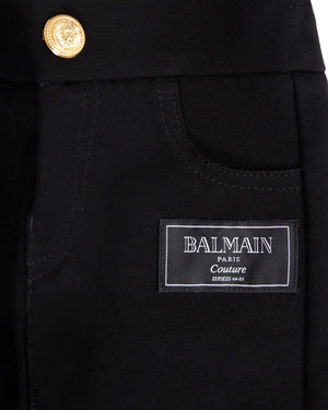 
  
    Balmain
  
 Baby Boys Black Cotton Pants