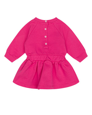 
  
    Balmain
  
 Baby Girls Fuchsia Logo Sweater Dress