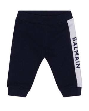 
  
    Balmain
  
 Baby Boys Navy Track Pants