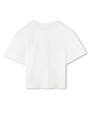 
  
    Chloé
  
 Girls White Logo T-Shirt