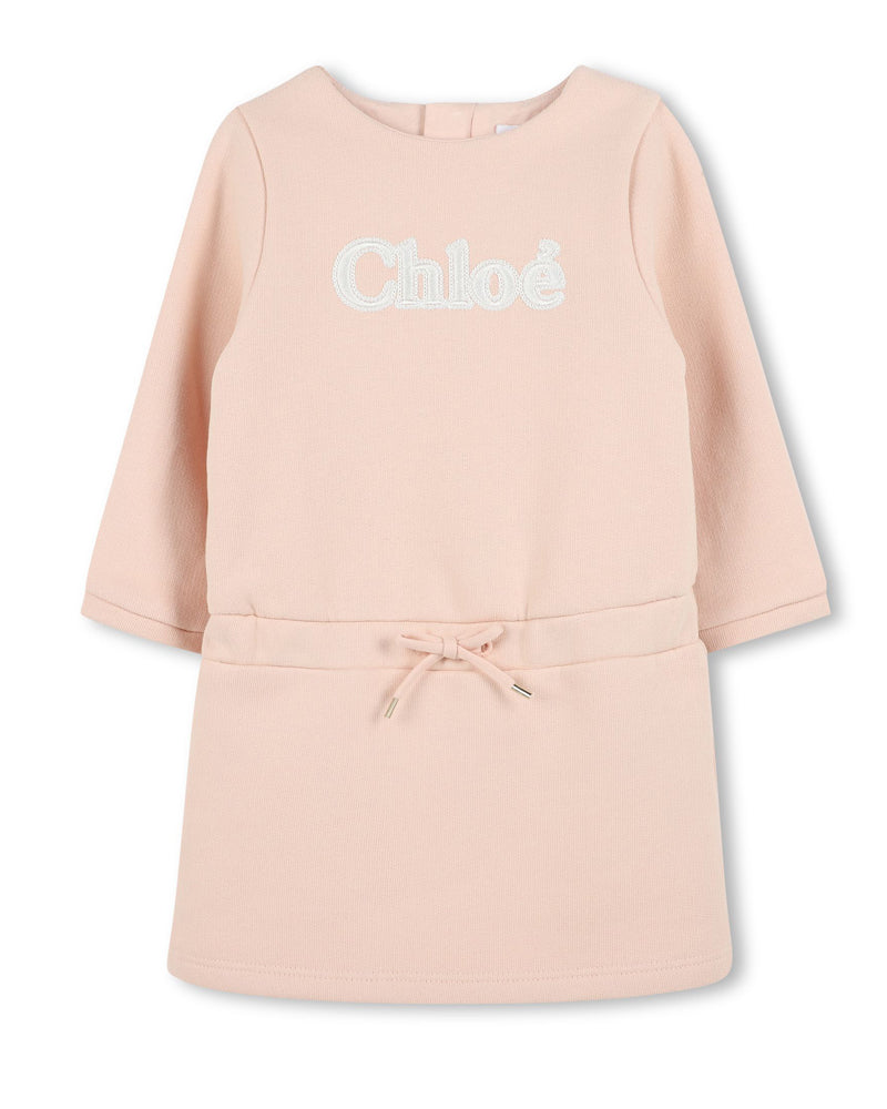 Baby Girls Pink Logo Dress