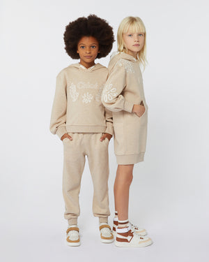 
  
    Chloé
  
 Girls Beige Hooded Sweatshirt