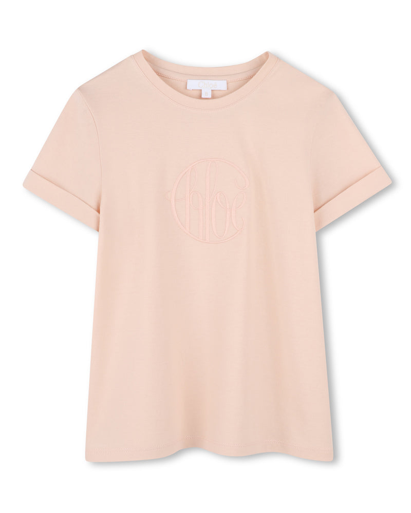 Girls Pink Logo T-Shirt