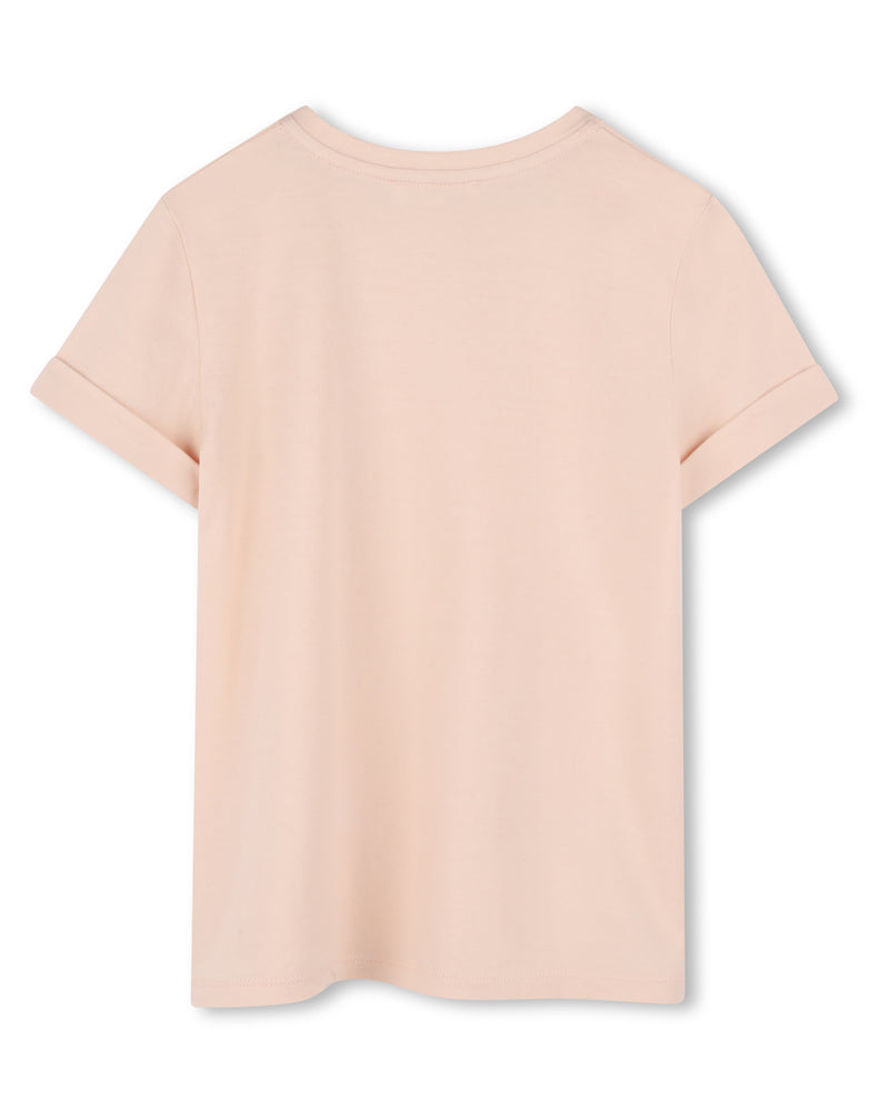 Girls Pink Logo T-Shirt