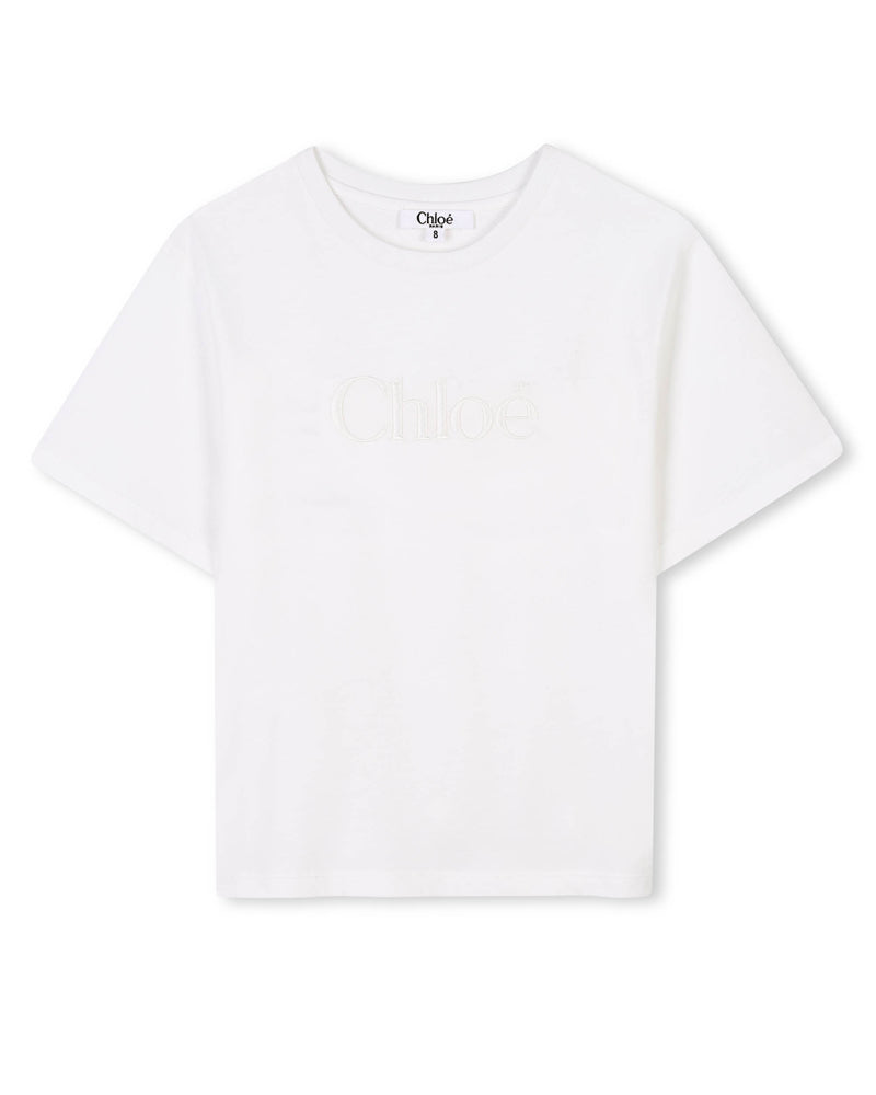 Girls Ivory Logo T-Shirt