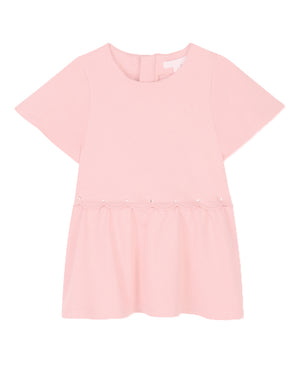 
  
    Chloé
  
 Baby Girls Light Pink Scalloped Dress